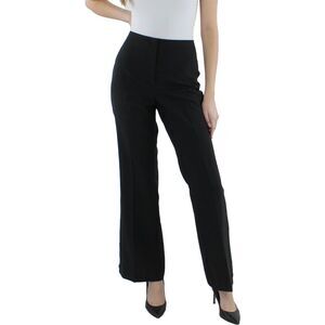 Vertigo Womens Black Flared Office Trousers Dress Pants NWT